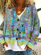 Stephanie | Vintage Embroidered Knit Cardigan