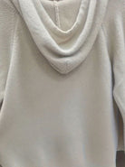 Michelle | Elegant Hooded Zip Cardigan