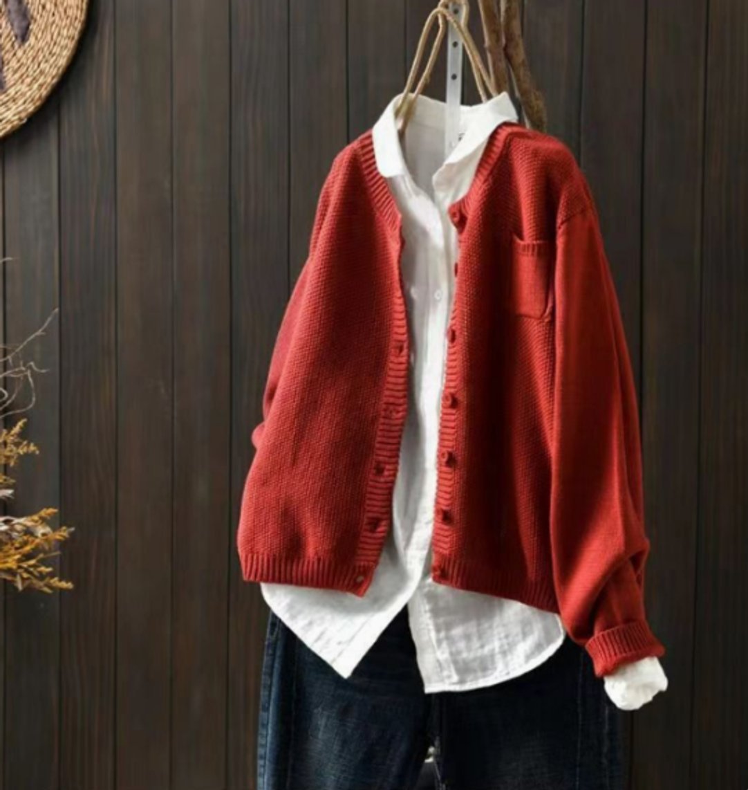 Rachel | Elegant Oversized Knit Cardigan