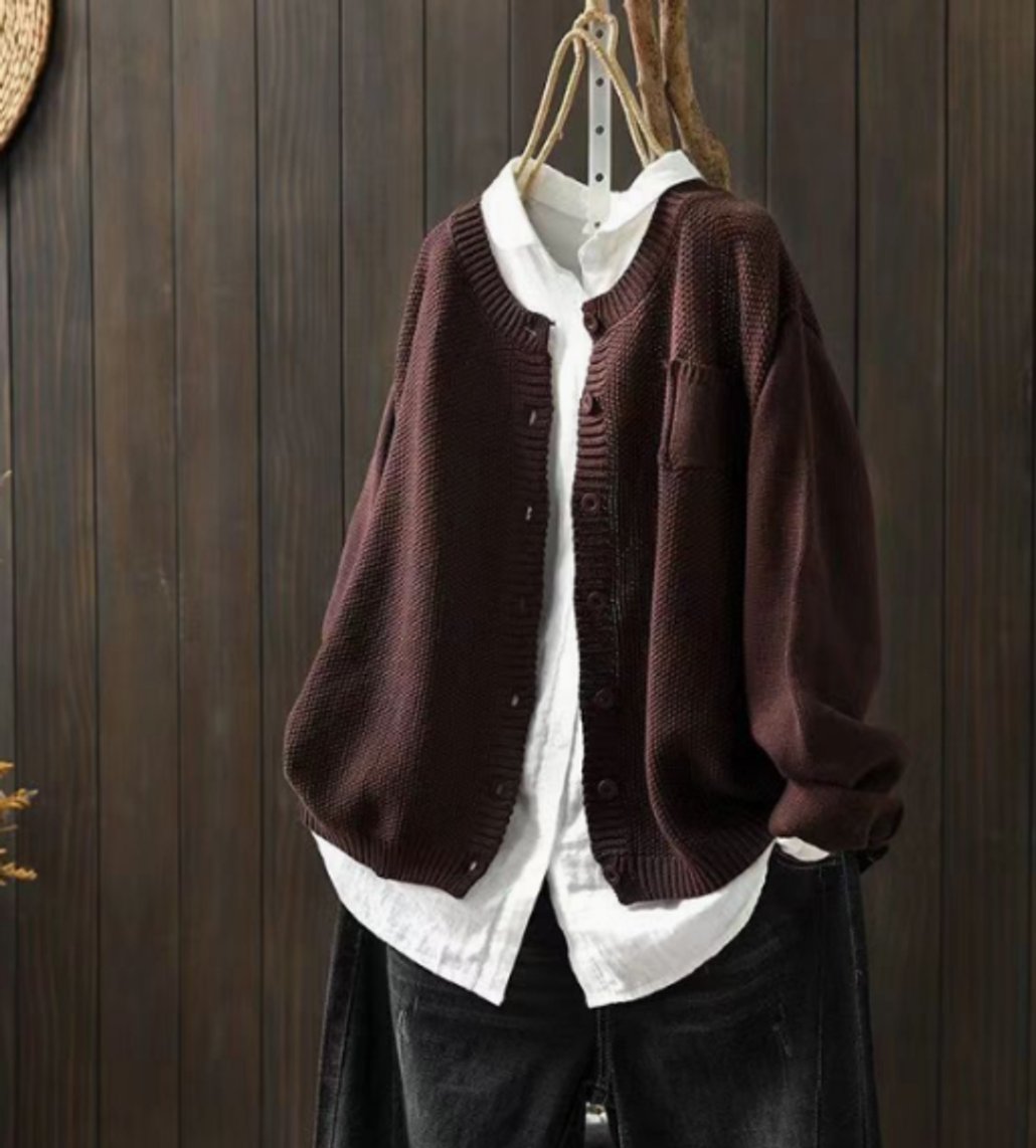 Rachel | Elegant Oversized Knit Cardigan