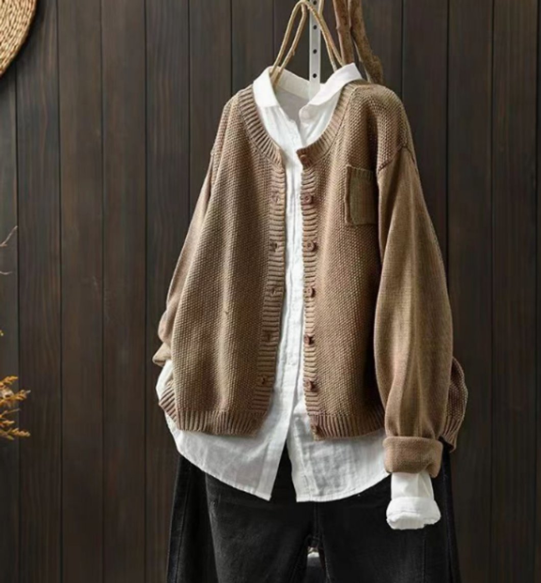 Rachel | Elegant Oversized Knit Cardigan