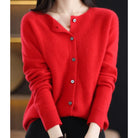 Melissa | Elegant Wool Knit Cardigan