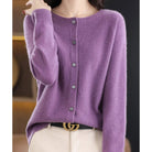 Melissa | Elegant Wool Knit Cardigan