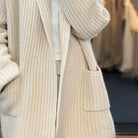 Evelyn | Elegant Ribbed Knit Cardigan