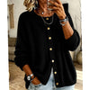Sophia | Elegant Neck Knit Cardigan