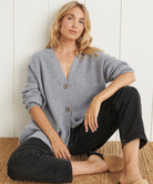 Isabella | Elegant Cashmere V-Neck Cardigan