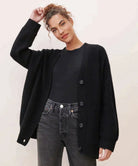 Isabella | Elegant Cashmere V-Neck Cardigan