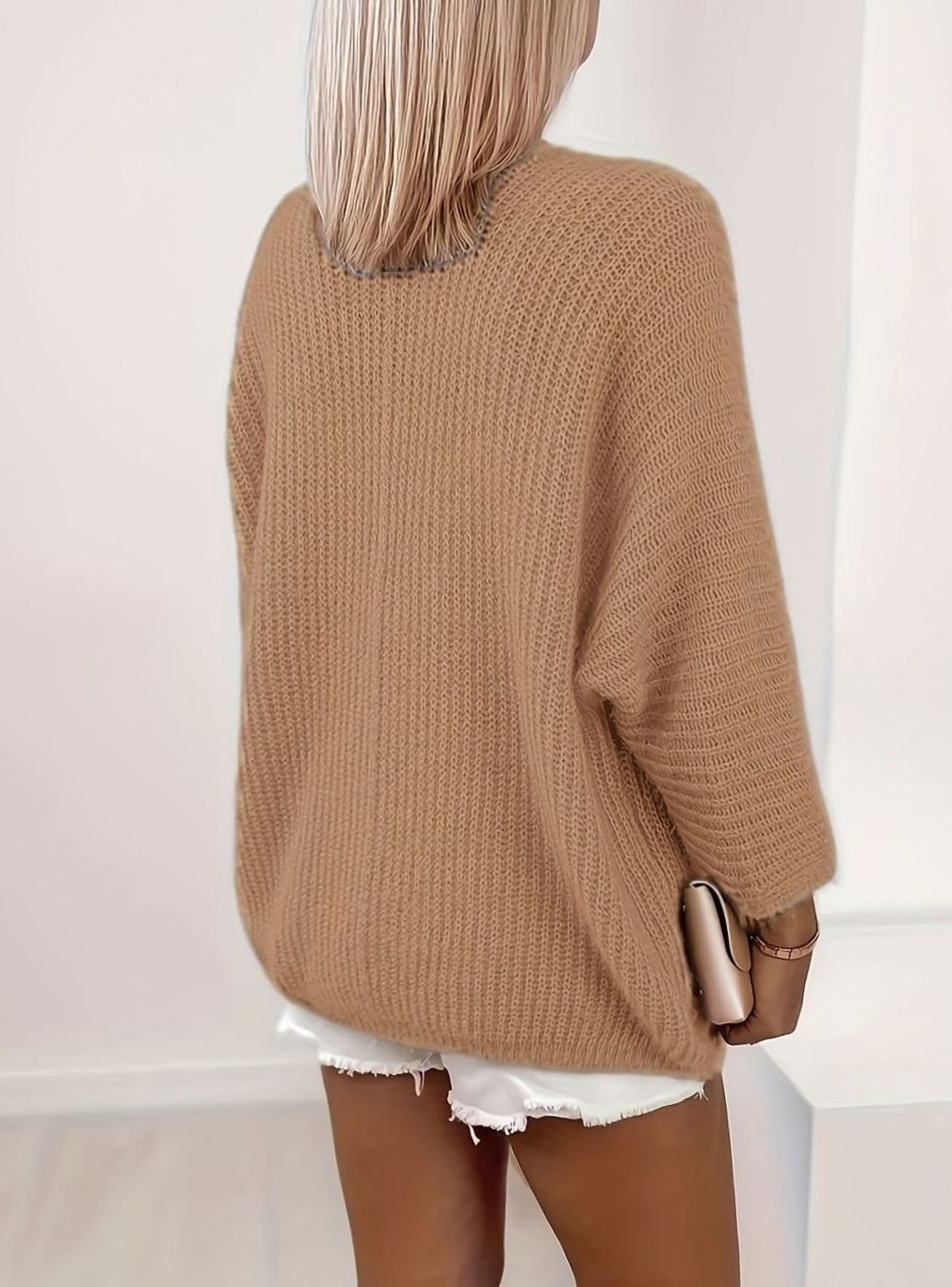 Rebecca | Elegant Open-Front Knit Cardigan