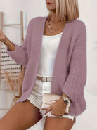Rebecca | Elegant Open-Front Knit Cardigan