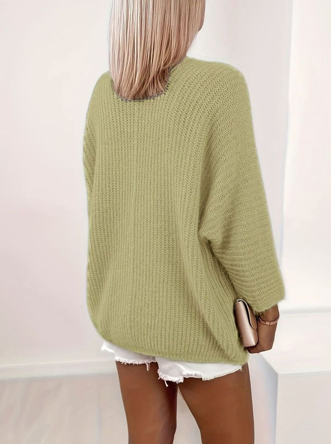 Rebecca | Elegant Open-Front Knit Cardigan