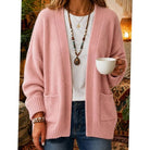 Megan | Elegant Open-Front Pocket Cardigan