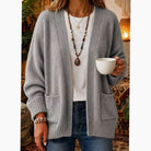 Megan | Elegant Open-Front Pocket Cardigan
