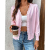 Kimberly | Elegant Scalloped-Edge Knit Cardigan