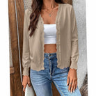 Kimberly | Elegant Scalloped-Edge Knit Cardigan