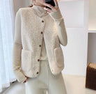 Danielle | Cozy Sherpa Button-Front Vest