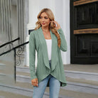 Amanda | Elegant Textured Open-Front Cardigan