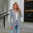 Amanda | Elegant Textured Open-Front Cardigan