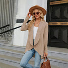 Amanda | Elegant Textured Open-Front Cardigan