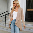Amanda | Elegant Textured Open-Front Cardigan