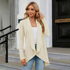 Amanda | Elegant Textured Open-Front Cardigan
