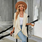 Amanda | Elegant Textured Open-Front Cardigan