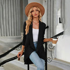 Amanda | Elegant Textured Open-Front Cardigan