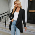 Amanda | Elegant Textured Open-Front Cardigan