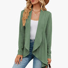 Amanda | Elegant Textured Open-Front Cardigan