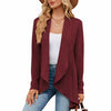 Amanda | Elegant Textured Open-Front Cardigan