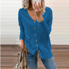 Olivia | Elegant V-Neck Knit Cardigan