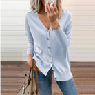 Olivia | Elegant V-Neck Knit Cardigan