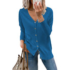 Olivia | Elegant V-Neck Knit Cardigan