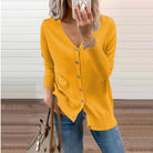 Olivia | Elegant V-Neck Knit Cardigan